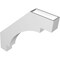 Ekena Millwork 3 1/2-in. W x 24-in. D x 24-in. H Merced Architectural Grade PVC Knee Brace BRCP035X24X24MRC - alternate 2